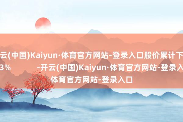 开云(中国)Kaiyun·体育官方网站-登录入口股价累计下落4.3%            -开云(中国)Kaiyun·体育官方网站-登录入口