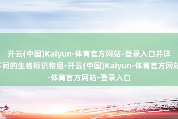 开云(中国)Kaiyun·体育官方网站-登录入口并详情了两个不同的生物标识物组-开云(中国)Kaiyun·体育官方网站-登录入口
