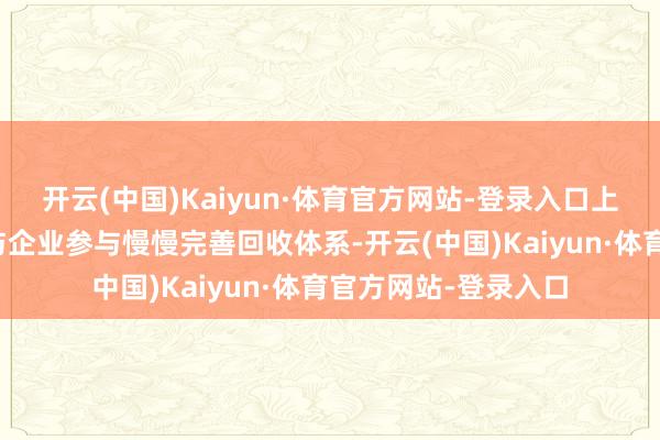 开云(中国)Kaiyun·体育官方网站-登录入口上海正通过战略率领与企业参与慢慢完善回收体系-开云(中国)Kaiyun·体育官方网站-登录入口