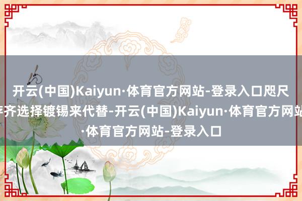 开云(中国)Kaiyun·体育官方网站-登录入口咫尺较多的内存齐选择镀锡来代替-开云(中国)Kaiyun·体育官方网站-登录入口