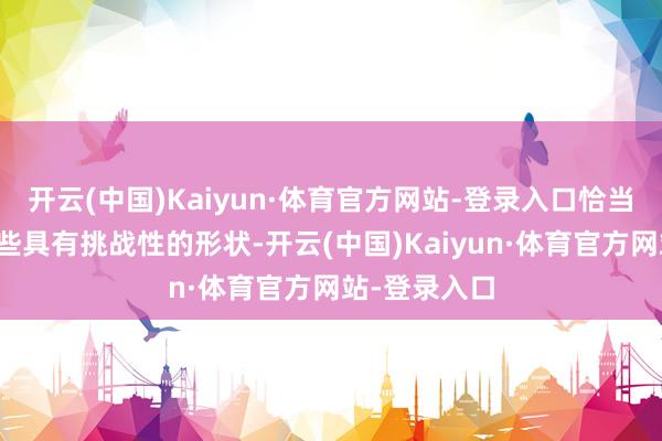 开云(中国)Kaiyun·体育官方网站-登录入口恰当互助进行一些具有挑战性的形状-开云(中国)Kaiyun·体育官方网站-登录入口