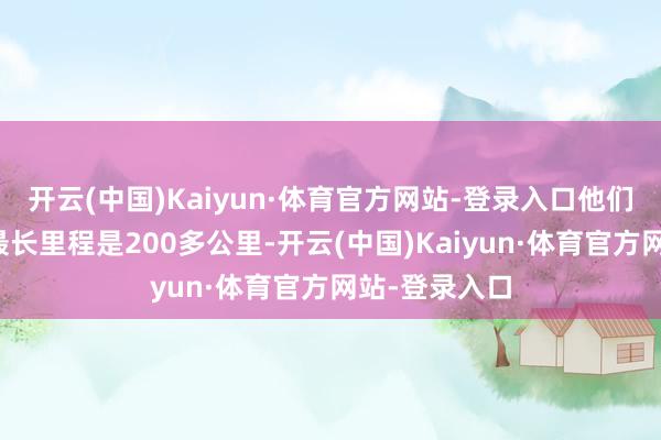 开云(中国)Kaiyun·体育官方网站-登录入口他们当今试飞过最长里程是200多公里-开云(中国)Kaiyun·体育官方网站-登录入口
