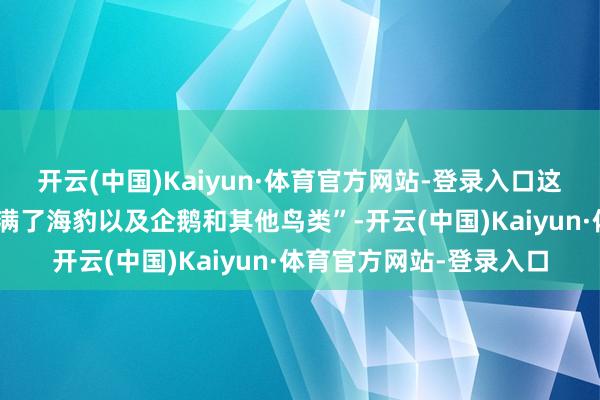 开云(中国)Kaiyun·体育官方网站-登录入口这个辘集南极的群岛“挤满了海豹以及企鹅和其他鸟类”-开云(中国)Kaiyun·体育官方网站-登录入口
