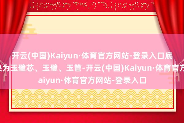 开云(中国)Kaiyun·体育官方网站-登录入口底下从左至右分袂为玉璧芯、玉璧、玉管-开云(中国)Kaiyun·体育官方网站-登录入口