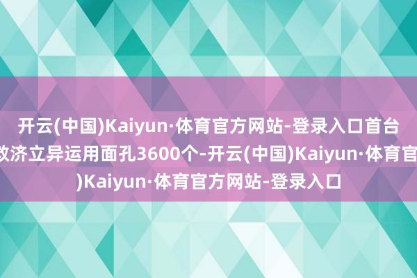 开云(中国)Kaiyun·体育官方网站-登录入口首台套、首批次保障救济立异运用面孔3600个-开云(中国)Kaiyun·体育官方网站-登录入口